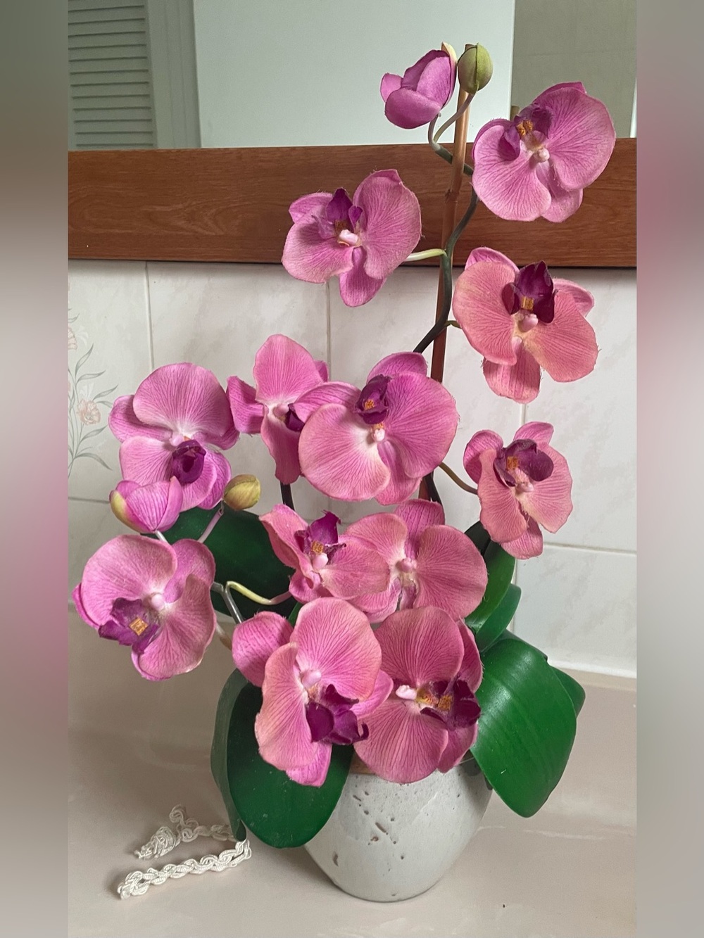 Pink Orchid Arrangement Artificial Phalaenopsis - Home Accents